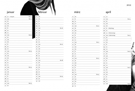 Bild Gudberg Kalenderbuch 2012
