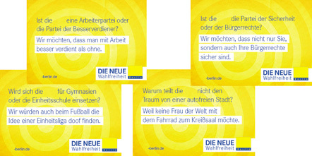 Bild Wahlplakate FDP
