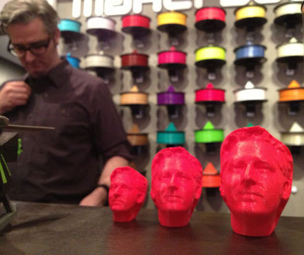 Bild Makerbot 3D-Porträt