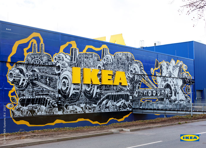Street Art, M-City, Ikea, Street Art Artist, Künstler