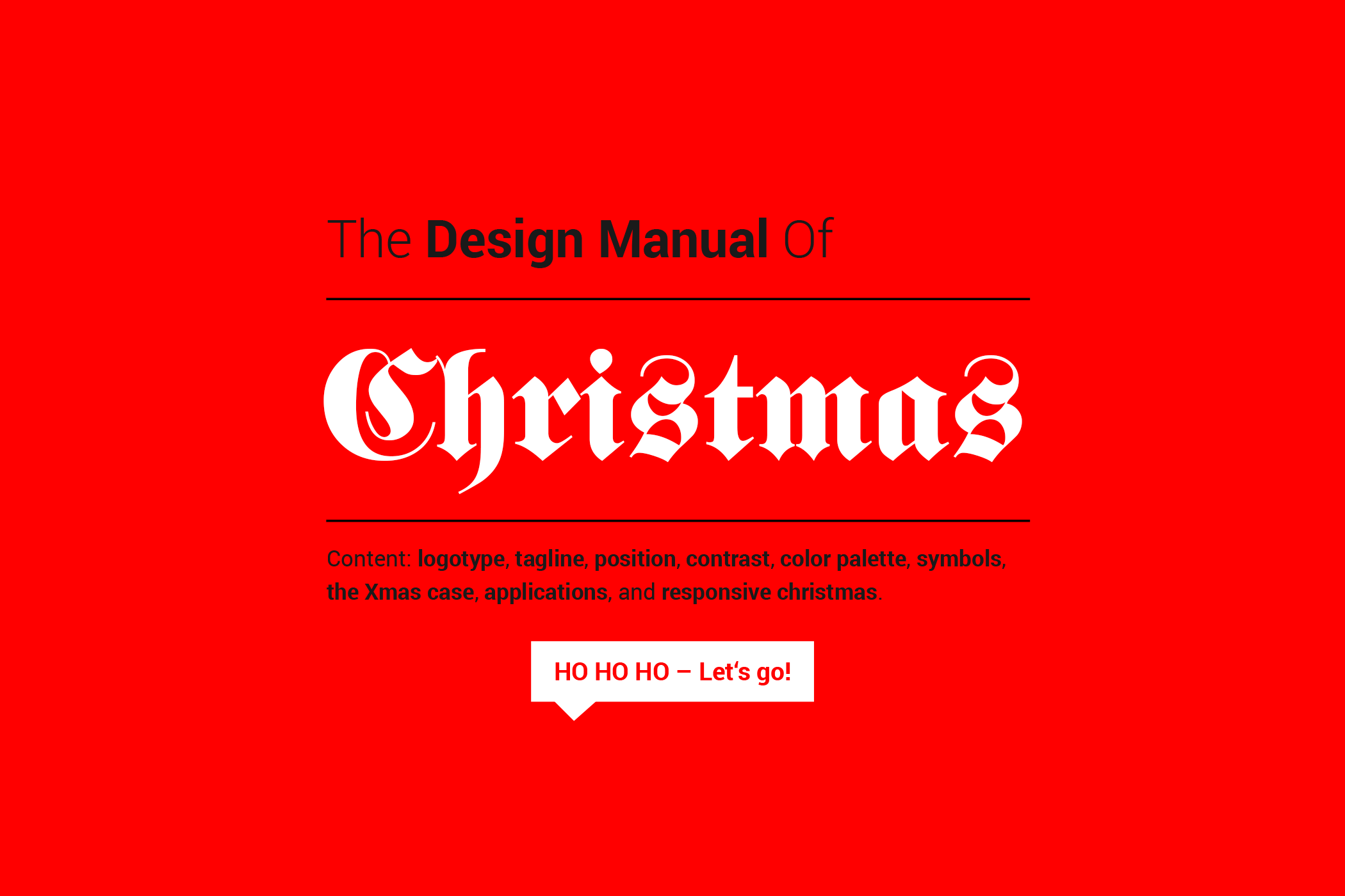 Design Manual of Christmas
