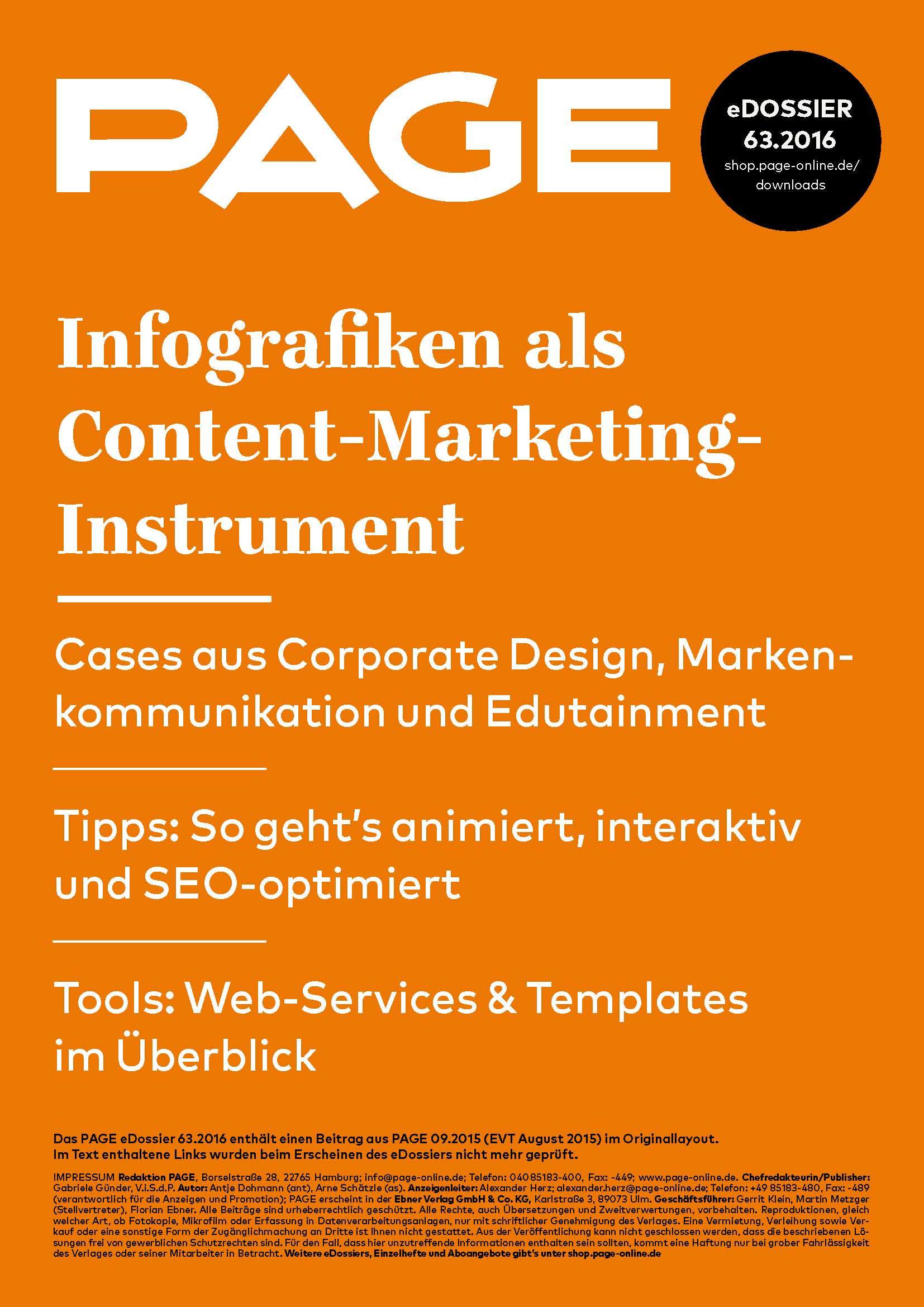 Infografiken Als Content Marketing Instrument Page Online