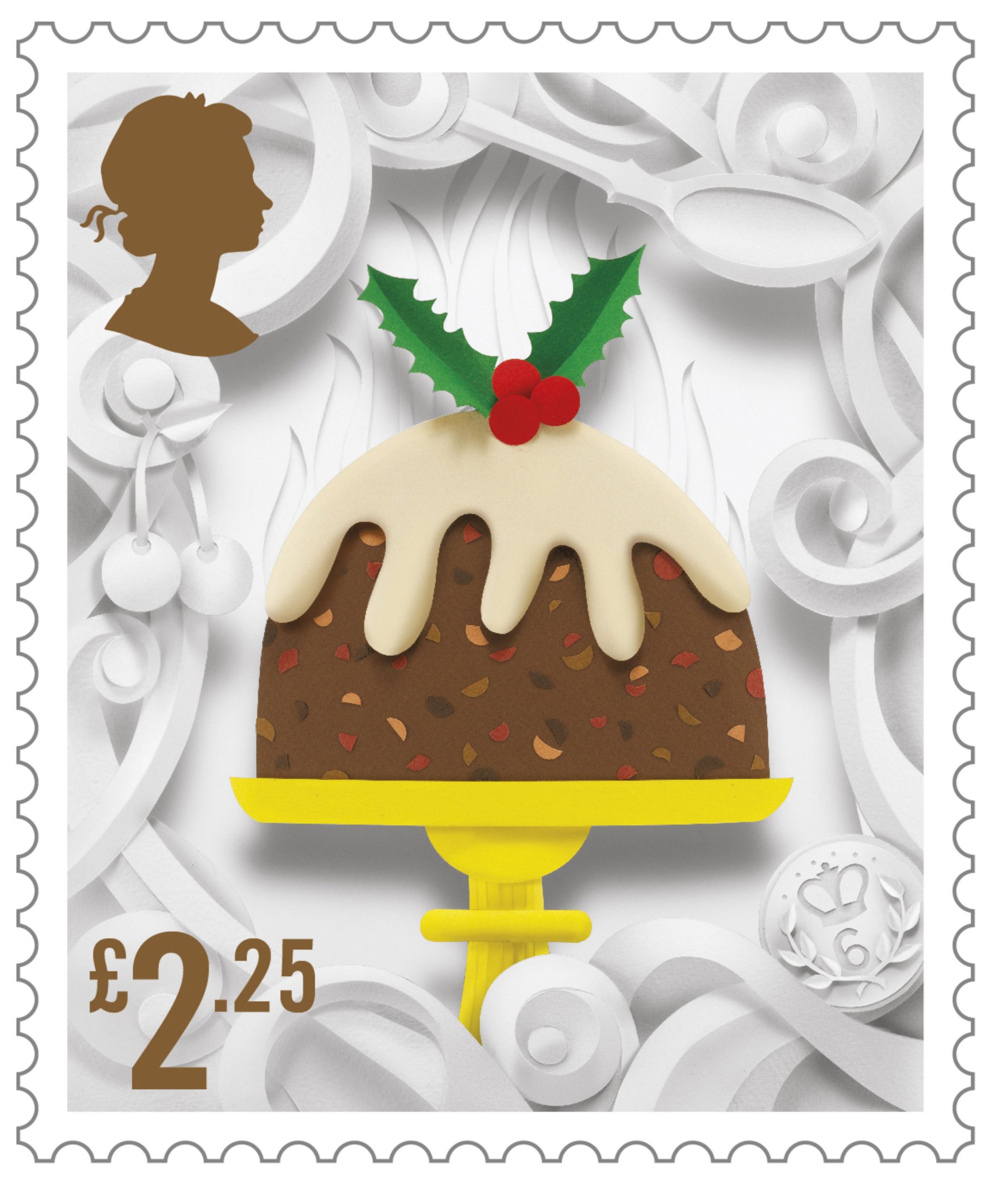 Royal Mail undated handout photo of one of the six 2016 Christmas Special stamps which were crafted by Manchester based artist, Helen Musselwhite, using paper cut-outs which were then photographed. PRESS ASSOCIATION Photo. Issue date: Tuesday November 8, 2016. The stamps are on sale from Tuesday. See PA story CONSUMER Stamps. Photo credit should read: Royal Mail/PA Wire NOTE TO EDITORS: This handout photo may only be used in for editorial reporting purposes for the contemporaneous illustration of events, things or the people in the image or facts mentioned in the caption. Reuse of the picture may require further permission from the copyright holder.