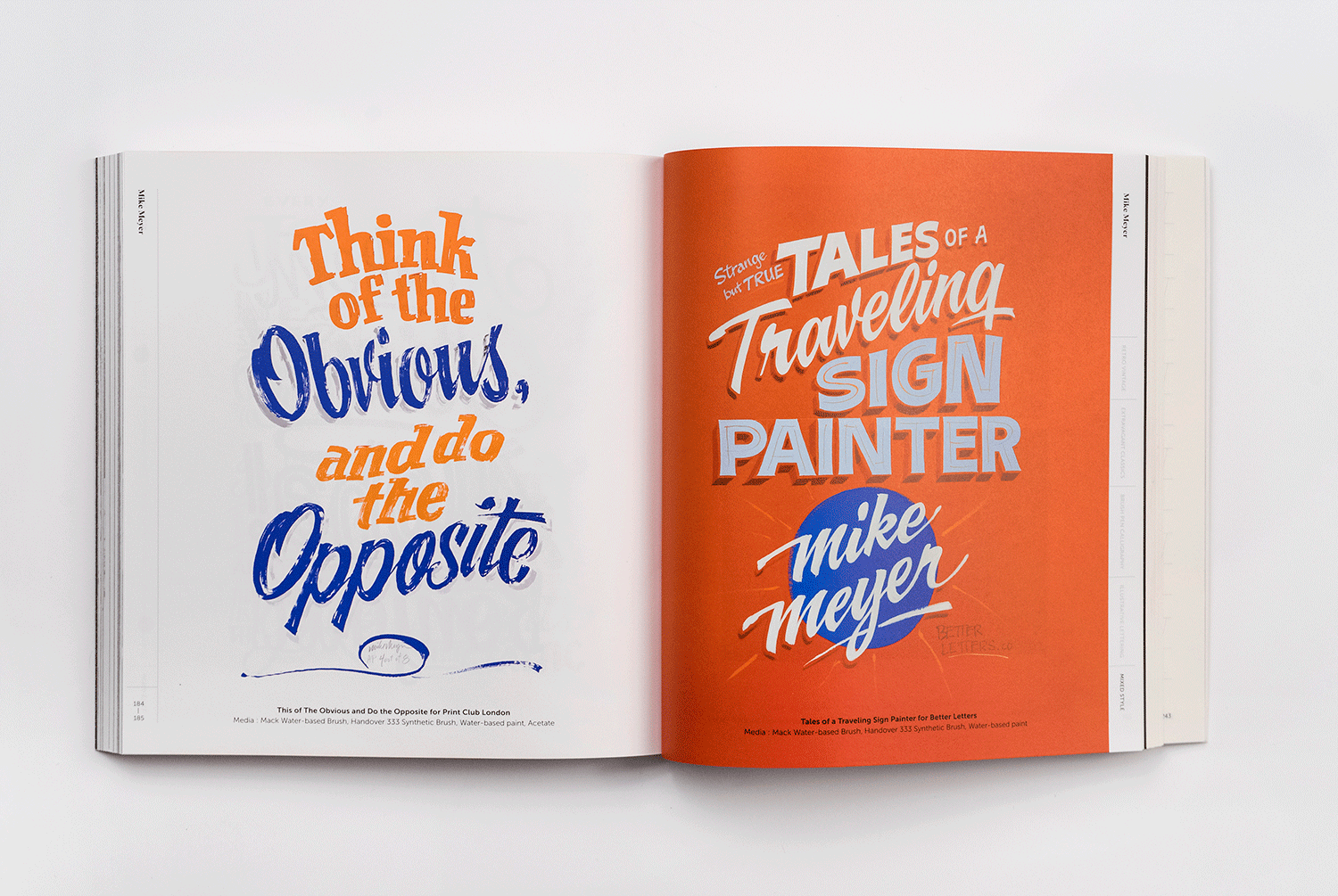 Buch, Lettering, Typografie