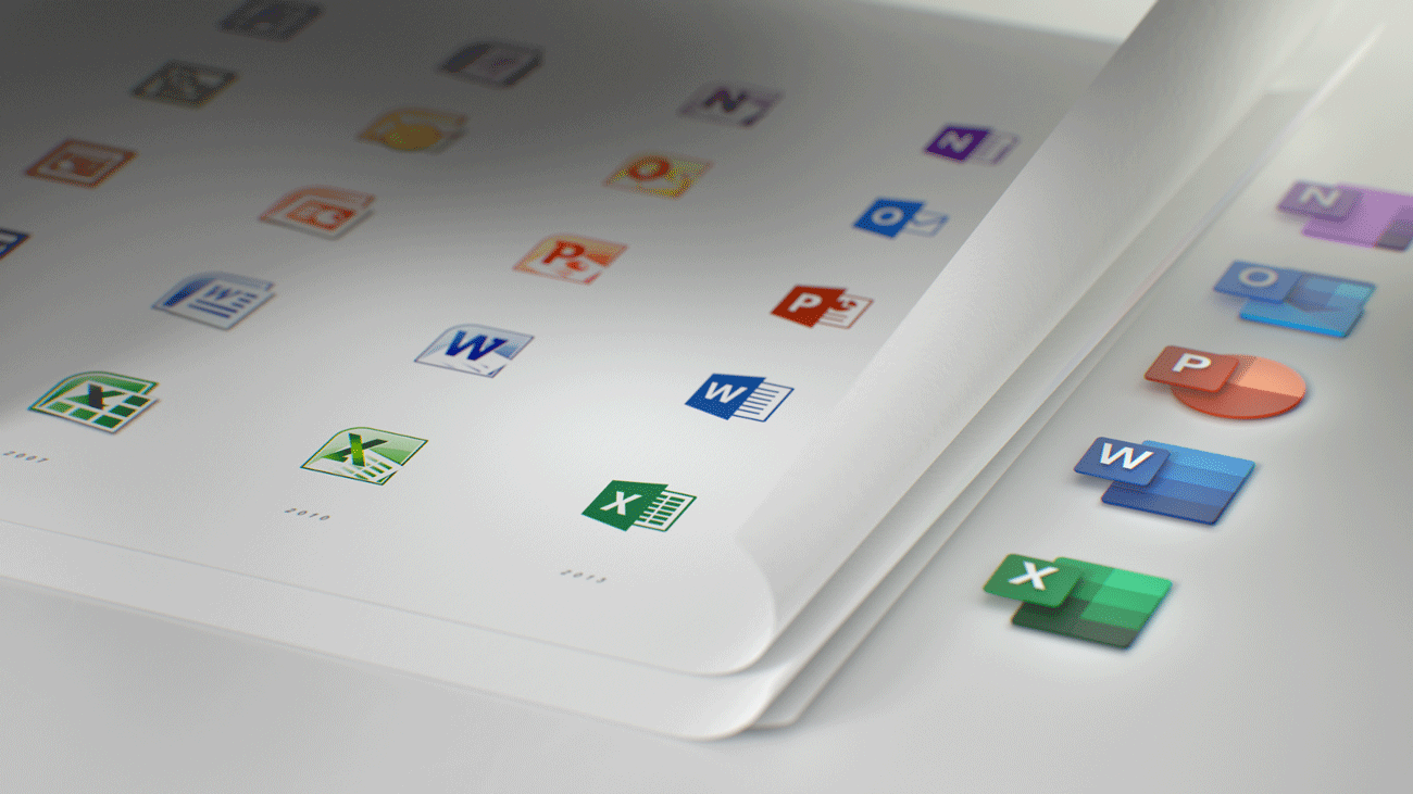Microsoft Office Icons 2018