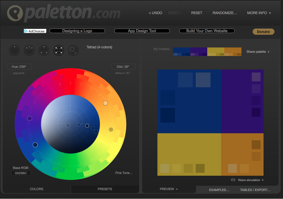 Palleton, Interface Design, UX Design, UI Design