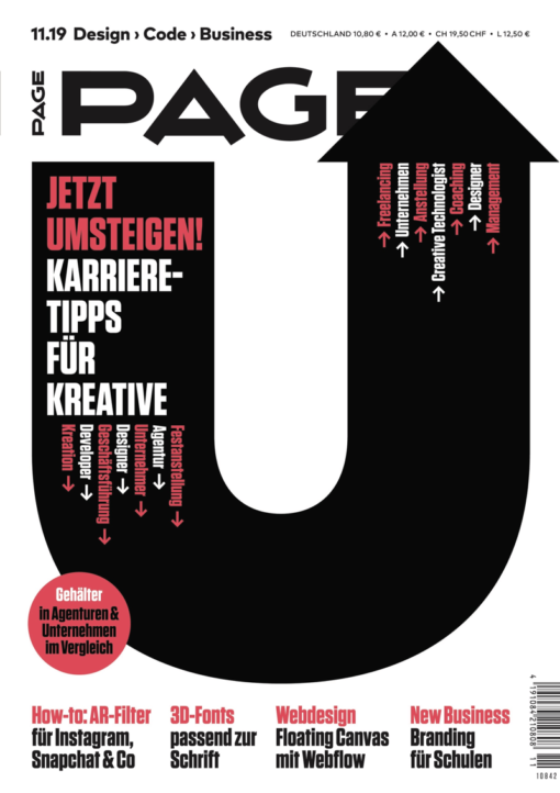 PAGE 11.2019, Design, Gehalt, Kreativagentur, Künstlersozialkasse