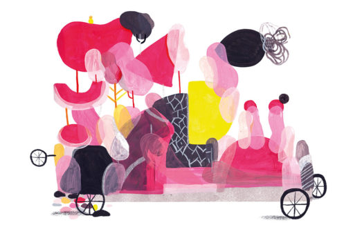 Illustration »Dreammachine« von Mone Seidel