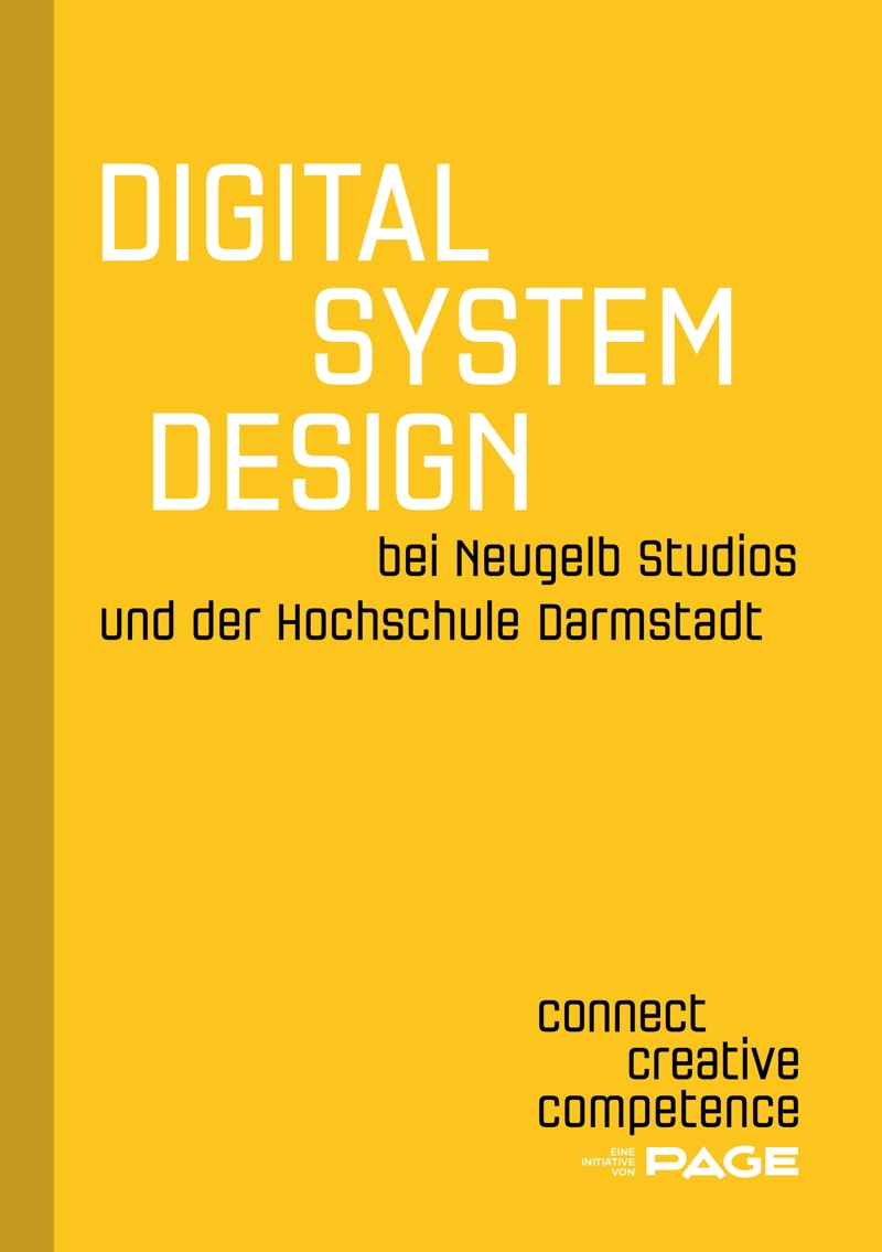 Produkt: Booklet »Digital System Design bei Neugelb Studios und der Hochschule Darmstadt«