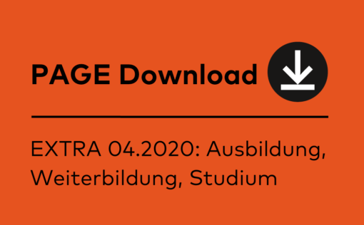 PAGE Extra Ausbildung, Weiterbildung, Studium 2020 kostenlos downloaden