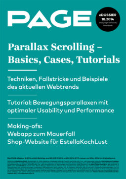 Produkt: eDossier »Parallax Scrolling – Basics, Cases, Tutorials«