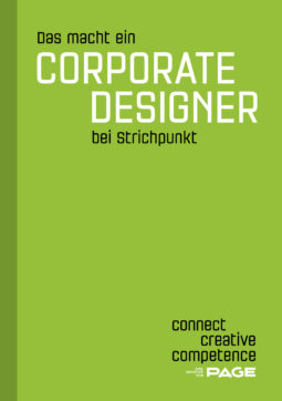Produkt: PAGE - Connect Booklet - Das macht ein Corporate Designer bei Strichpunkt