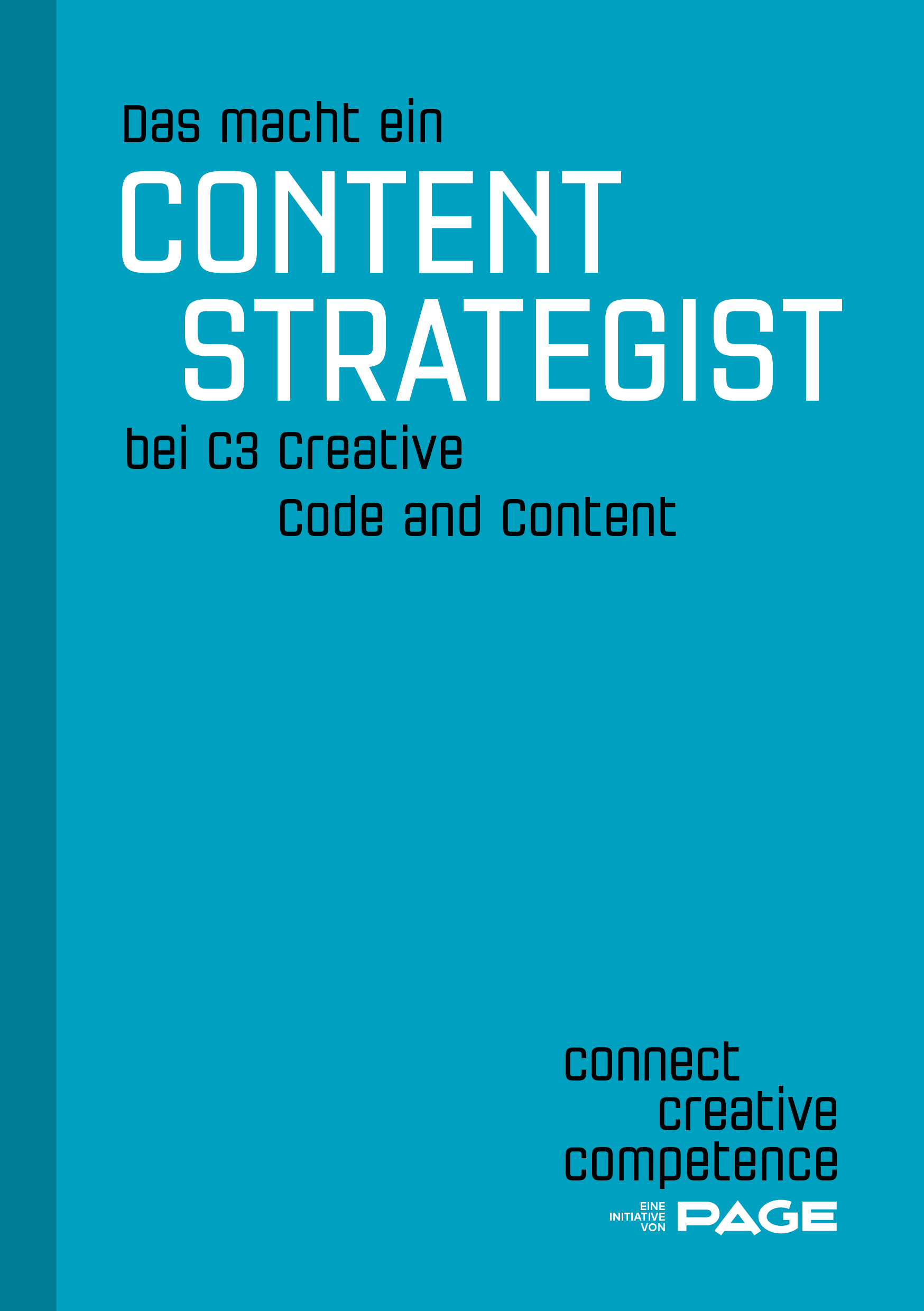 Produkt: eDossier »Das macht ein Content Strategist bei C3 Creative Code and Content«