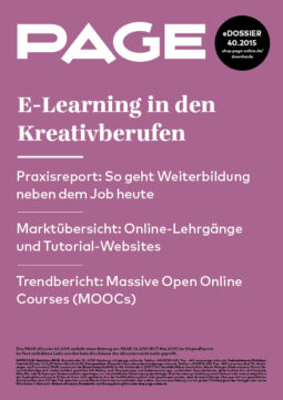 Produkt: eDossier: »E-Learning in den Kreativberufen«