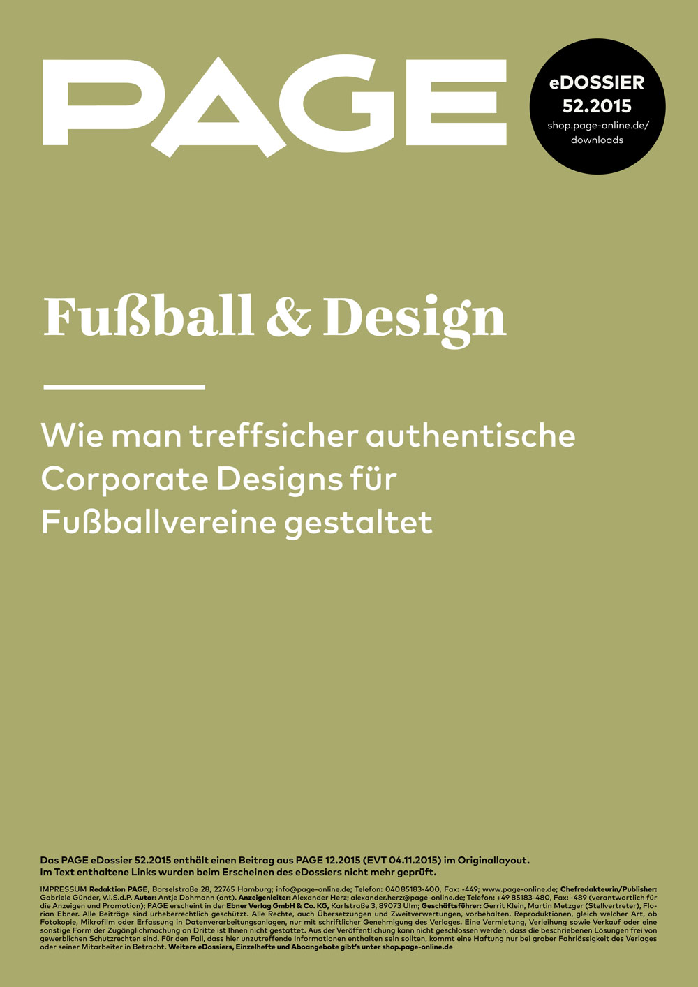 Produkt: eDossier »Fußball & Design«