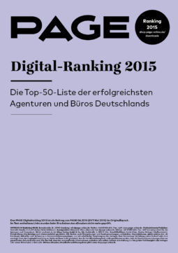 Produkt: PDF-Download: eDossier: »PAGE Digital Ranking 2015«