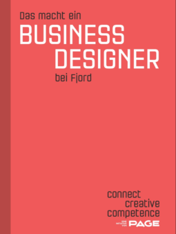 Produkt: PAGE - Connect Booklet - Das macht ein Business Designer bei Fjord