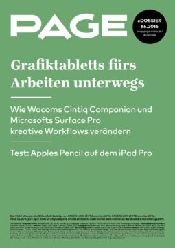 Produkt: Download PAGE - Grafiktabletts fürs Arbeiten unterwegs - kostenlos