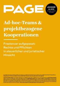 Produkt: eDossier: »Ad-hoc-Teams & projektbezogene Kooperationen«