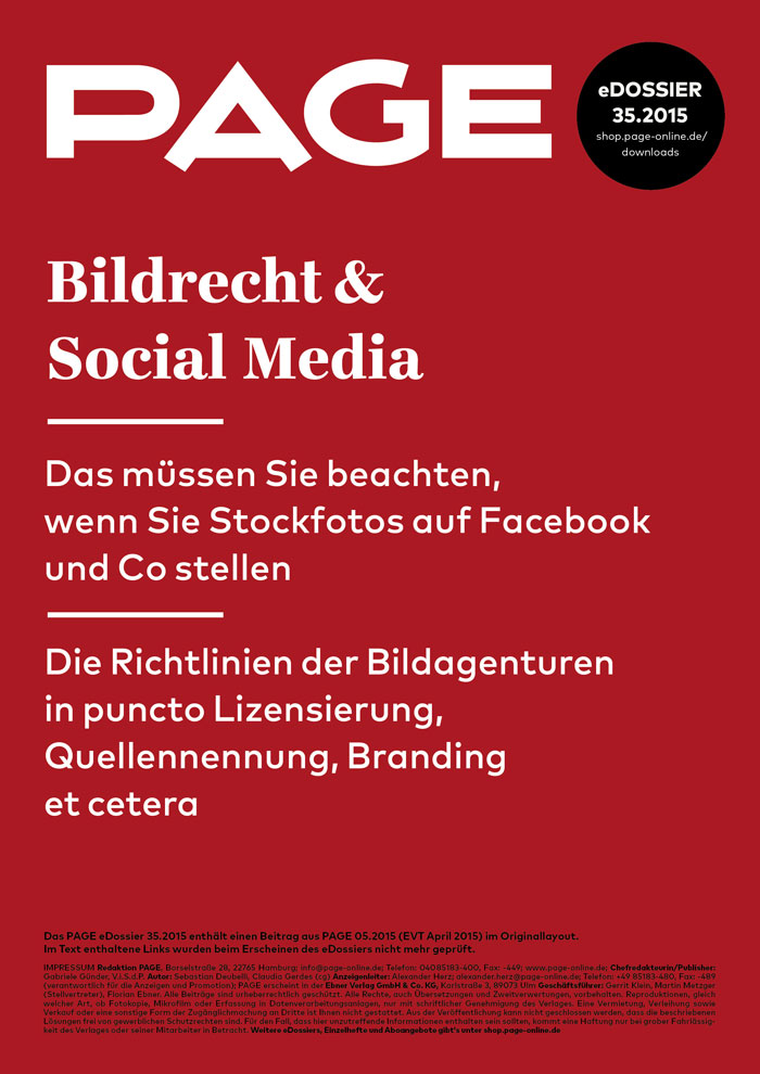 Produkt: eDossier: »Bildrecht und Social Media«