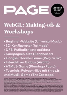 Produkt: Download PAGE - WebGL - Making-ofs und Workshops