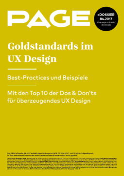 Produkt: Download PAGE - Goldstandards im UX Design - kostenlos