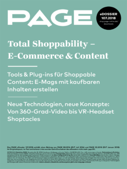 Produkt: PDF-Download: eDossier: »Total Shoppability – E-Commerce & Content«