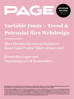 Produkt: PDF-Download: eDossier: »Variable Fonts«