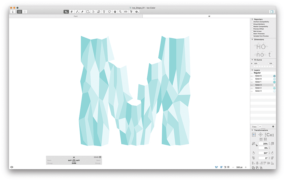 Variable Color Font Code für Variable Color Font in Glyphs › PAGE online