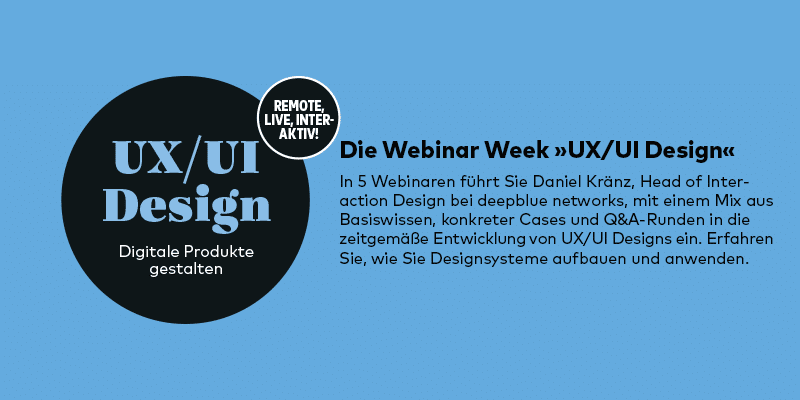 Seminar UX-UI WebinarWeek