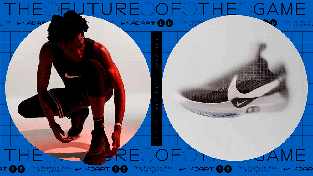 Collagen für Nike Adapt von Studio Laurens Bauer & David Benski