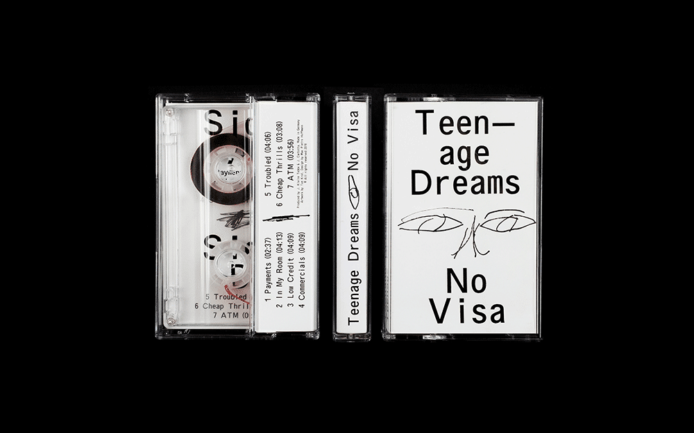 Packaging für das Label Teenage Dreams