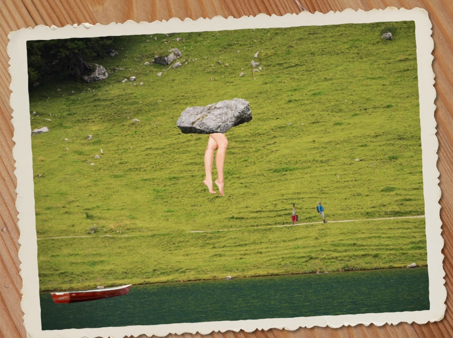 Schweiz animierte Postkarte Stop-Motion Collage Team Tumult