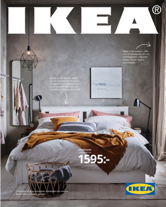 IKEA-Katalog 2021: Cover mit Blick in ein Schlafzimmer 