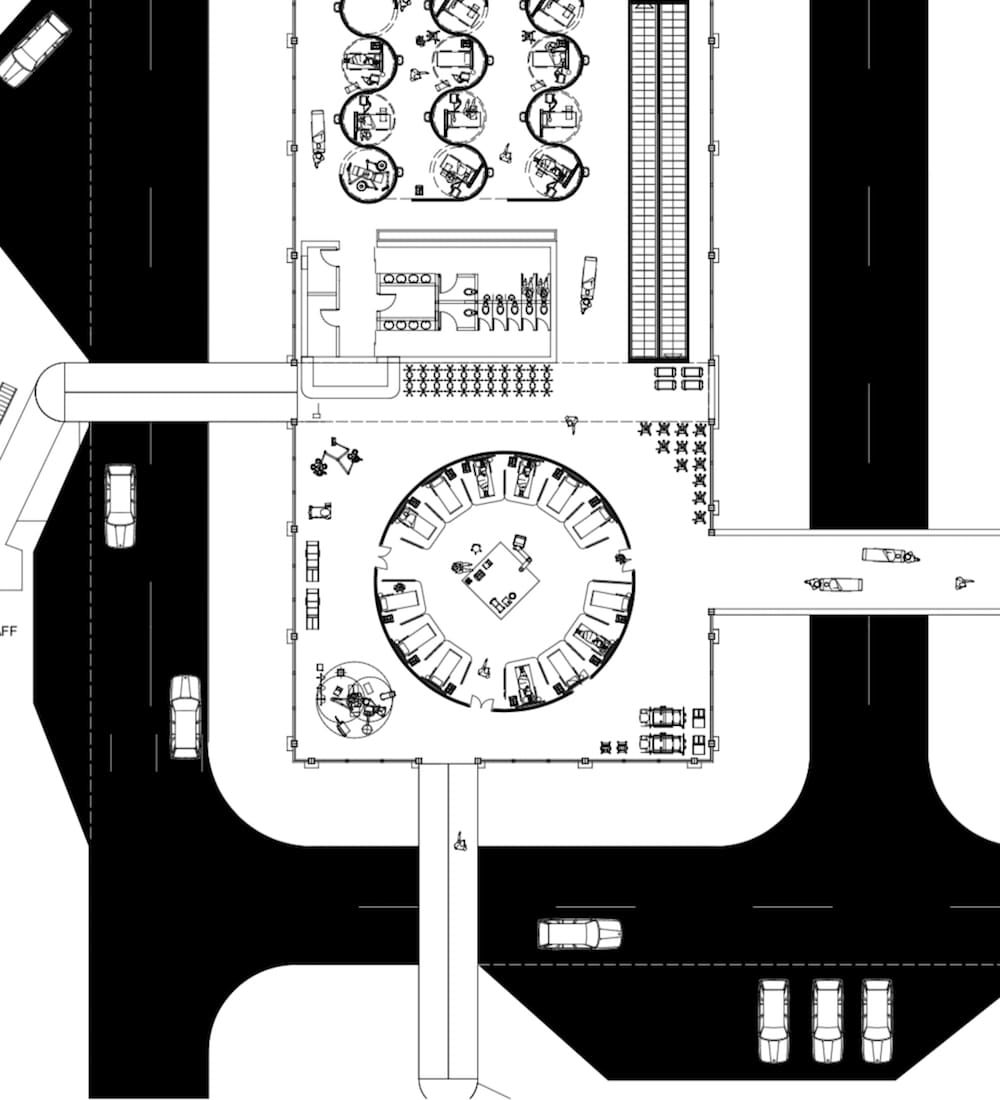 Flughafen BER Redesign Covid Hospital Benedikt Hartl