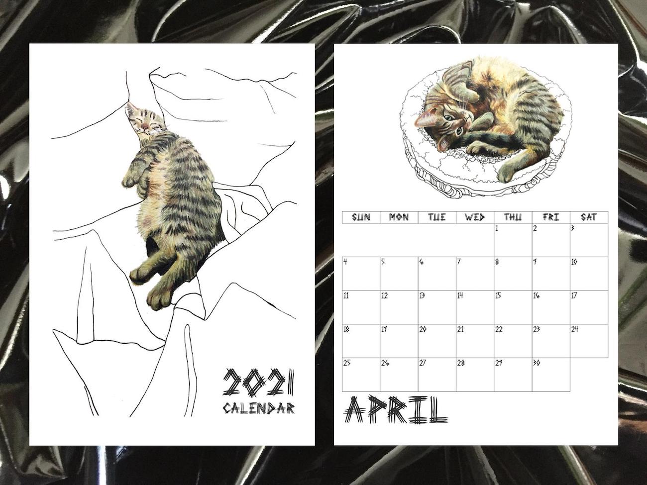 Katzenkalender 2021