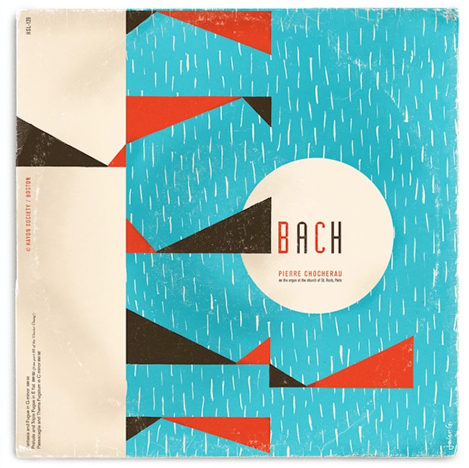 Modernistische Platten-Cover Javier Garcia