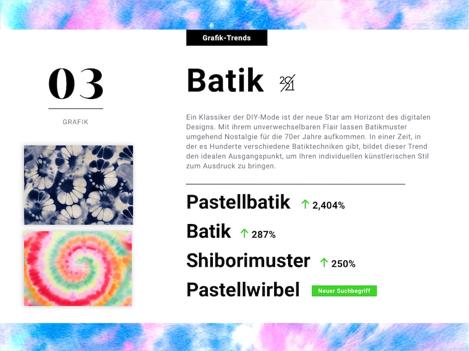 Kreativtrends 2021 Shutterstock Batik