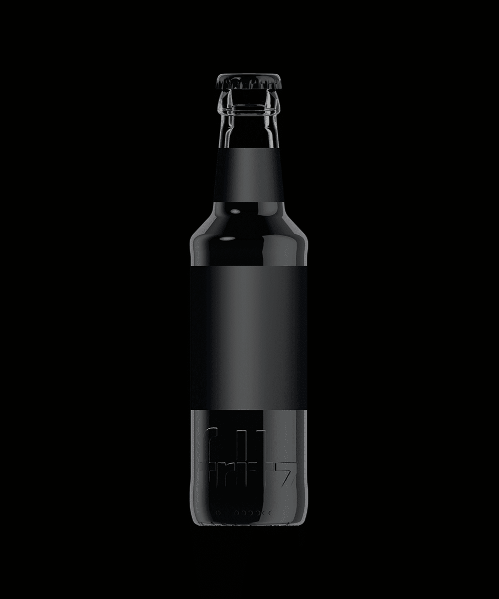 Glas-Diffusor-Flasche mit Papierkasten-Mockup, Grafikvorlagen