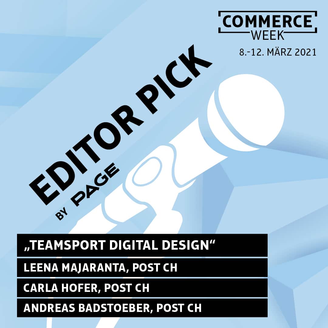 Teamsport Digital Design bei der Commerce Week