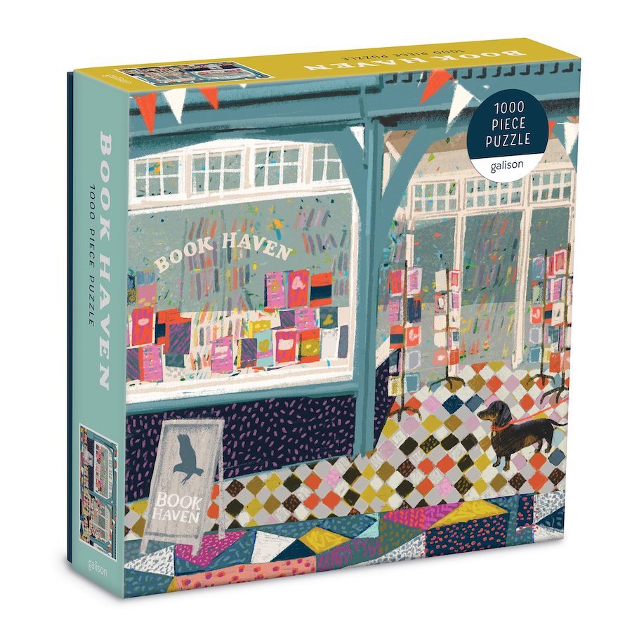 1000 Teile Puzzle mit dem Bild »Book Haven«, illustriert von Victoria Ball