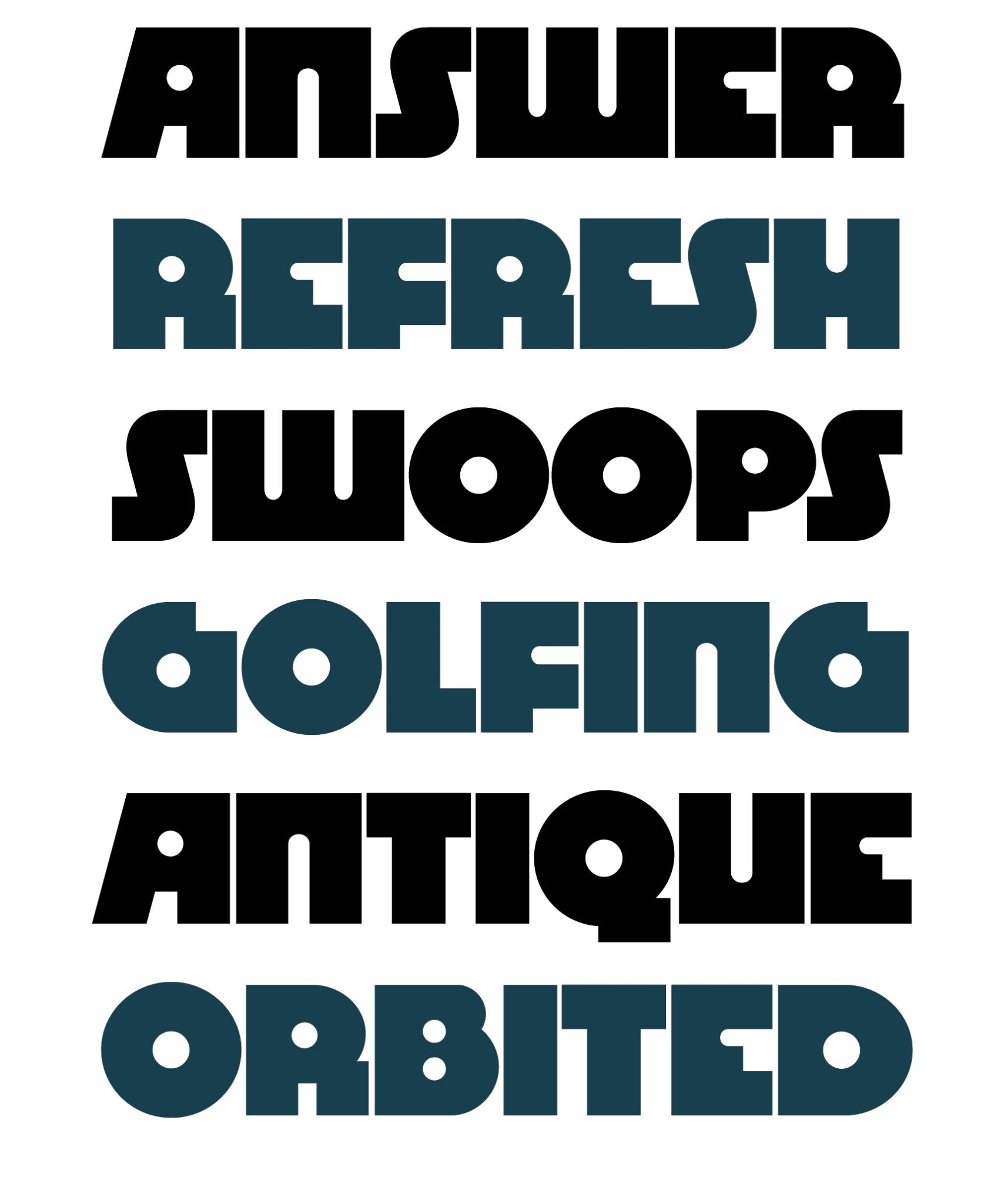 Blockiger Displayfont Megazoid › PAGE online