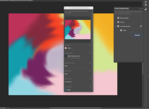 Screenshot Adobe Photoshop V23 Content Credentials