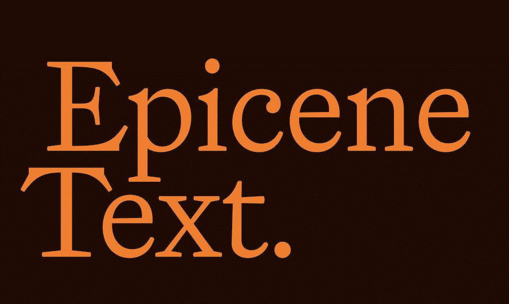 EpiceneText
