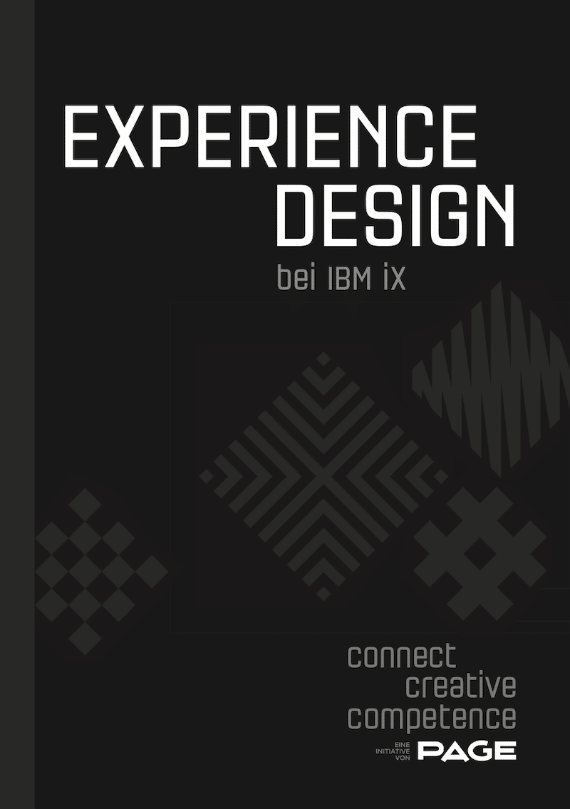 Produkt: Connect Booklet »Experience Design bei IBM iX«