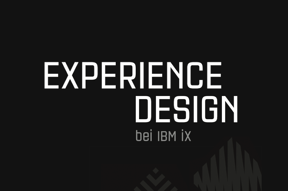 Experience Design IBM iX