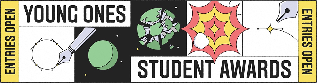 Young Ones Student Awards Grafik als Aufruf für Bewerbungen