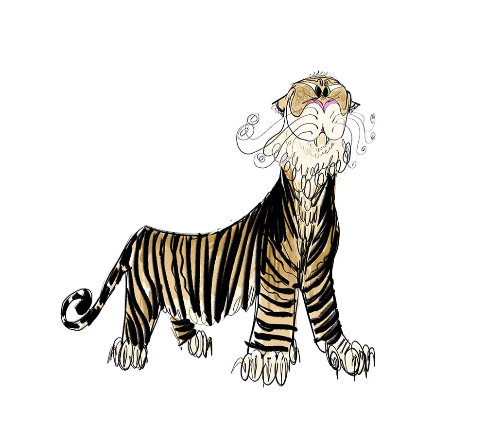  character design von Niklas Franz: Tiger