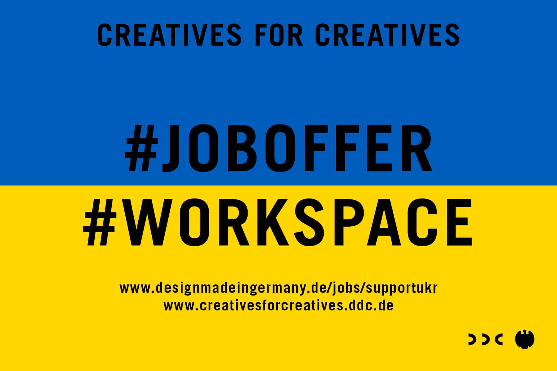 Creatives for Creatives: #Joboffer # Workspace