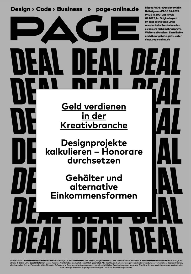 Produkt: eDossier: Geld verdienen in der Kreativbranche